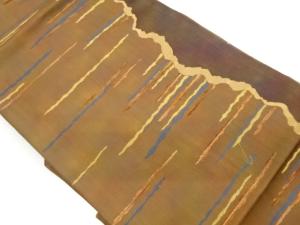 抽象模様織出し名古屋帯